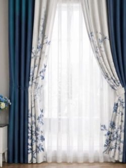 Dual-Tone Grommet Curtain Set